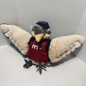 RRT Rapid Relief Team Cookie Kookaburra Bird Mascot Soft Plush Stuffed Toy